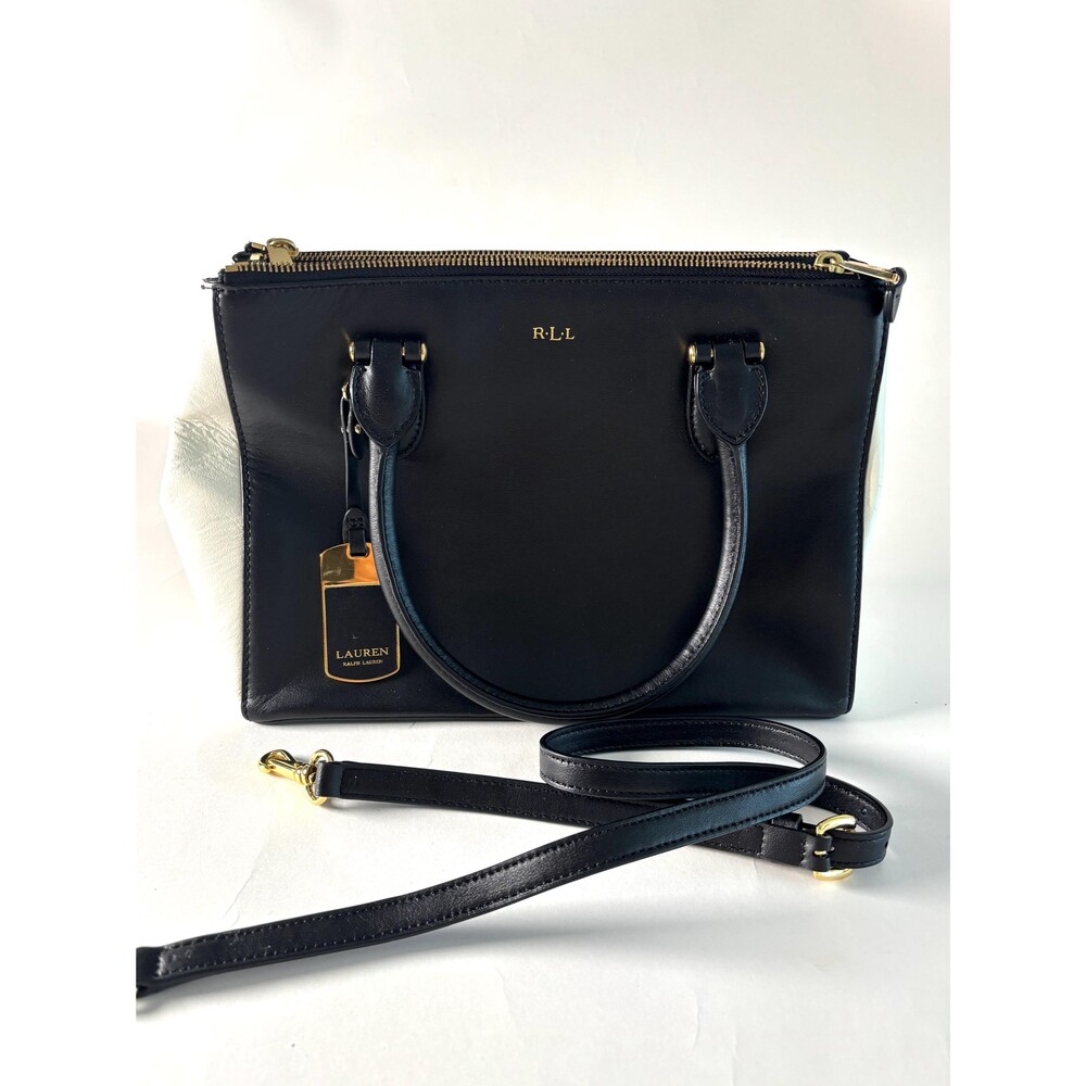 Lauren Ralph Lauren Black and White Tote